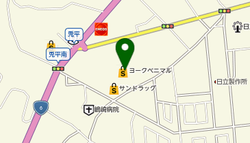 不二家 ヨークベニマル日立会瀬店の地図画像
