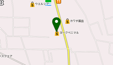 不二家 ヨークベニマル友部東平店の地図画像