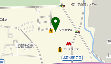 不二家 ヨークベニマル若松原店の地図画像