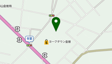 不二家 ヨークベニマル金屋店の地図画像