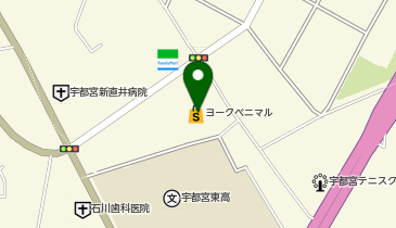 不二家 ヨークベニマル石井店の地図画像