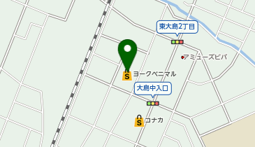 不二家 ヨークベニマル東大島店の地図画像