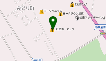 不二家 ヨークベニマル坂東店の地図画像