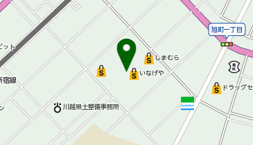 不二家 いなげや川越旭町店の地図画像