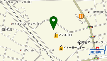 不二家 アリオ川口店の地図画像