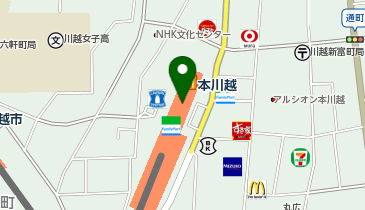 不二家 カントリーマアムFACTORY 西武本川越ペペ店【休業中】の地図画像