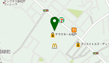 不二家 ペコちゃんmilkyドーナツ テラスモール松戸店の地図画像