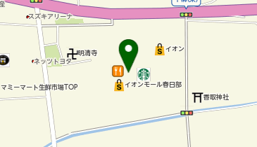 不二家 milky70 since1951 イオンモール春日部店の地図画像