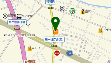 不二家 鳩ケ谷坂下店の地図画像