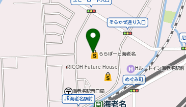 不二家 milky70 since1951 ららぽーと海老名店の地図画像