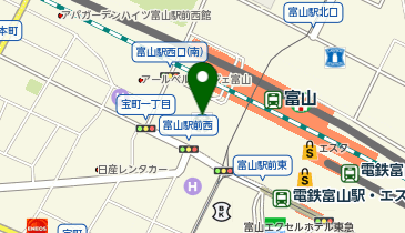 不二家 富山マルート店の地図画像