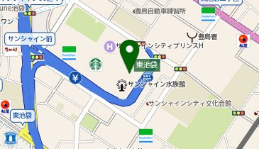 不二家 Peko chan House サンシャインシティアルタ店の地図画像