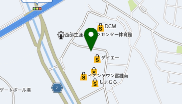 不二家 イオンタウン富雄南店の地図画像