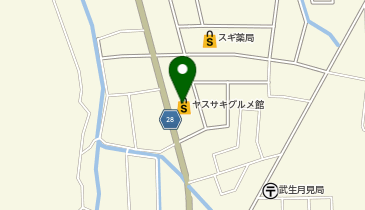 不二家 グルメ館武生南店の地図画像