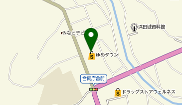 不二家 ゆめタウン浜田店の地図画像