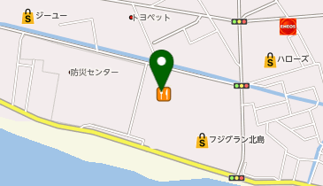 不二家 フジグラン北島店の地図画像