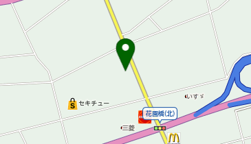 不二家 花園ハーズ店の地図画像