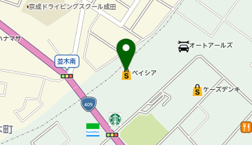 不二家 富里店の地図画像