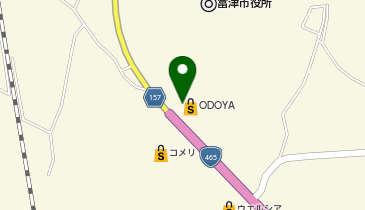 不二家 おどや富津店の地図画像