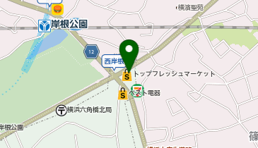 不二家 トップ岸根店の地図画像