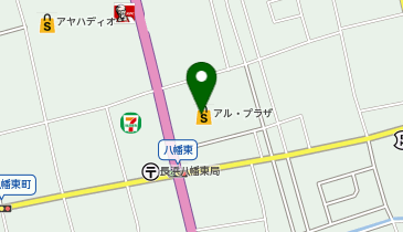 不二家 アルプラザ長浜店の地図画像