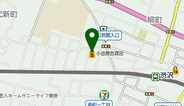 不二家 小田原百貨店 渋沢店の地図画像