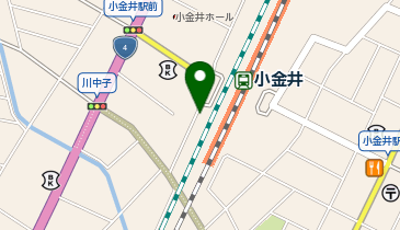 不二家 小金井店の地図画像