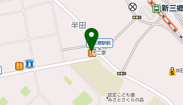 不二家 新三郷店の地図画像