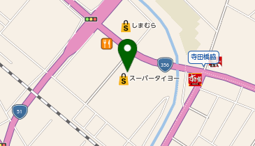 不二家 サワラシティ店の地図画像