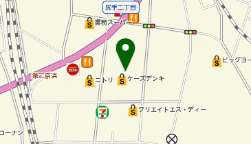 不二家 三和尻手店の地図画像