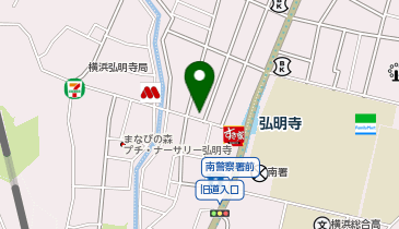 不二家 弘明寺店の地図画像
