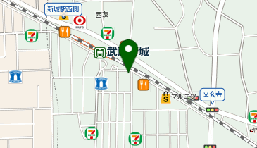 不二家 武蔵新城店の地図画像