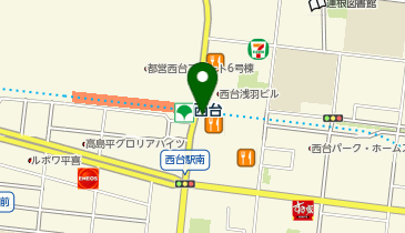 不二家 西台店の地図画像