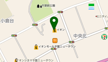 不二家 イオン千葉ニュータウン店の地図画像