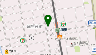 不二家 蒲生店の地図画像