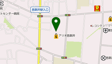 不二家 アリオ西新井店の地図画像