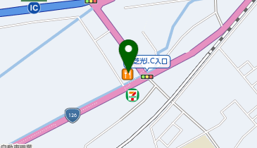 不二家 横芝光IC店の地図画像