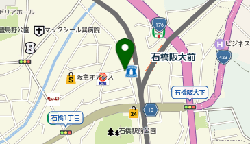 不二家 石橋店の地図画像