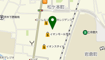 不二家 イオンモール茨木店の地図画像