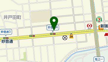 不二家 新瑞橋店の地図画像