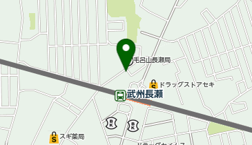 不二家 武州長瀬店の地図画像