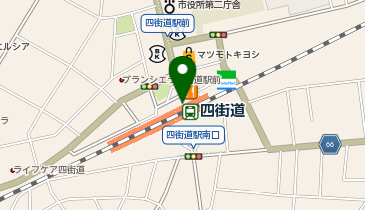 不二家 四街道駅ビル店の地図画像