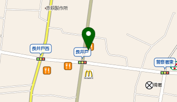 不二家 境長井戸店の地図画像