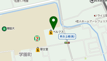 不二家 ベルクス草加松原店の地図画像