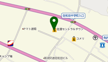 不二家 マルイ佐渡店の地図画像