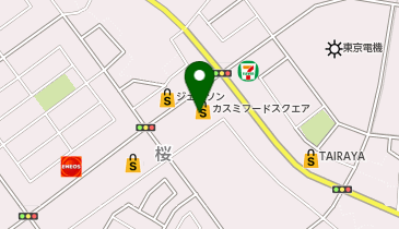 不二家 フードスクエアカスミ テクノパーク桜店の地図画像