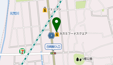 不二家 カスミ 白岡店の地図画像