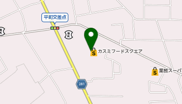 不二家 フードスクエアカスミ 友部店の地図画像