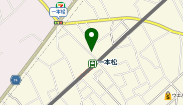 不二家 一本松駅前店の地図画像