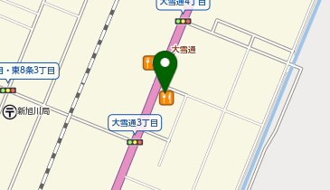 不二家 旭川大雪通店の地図画像